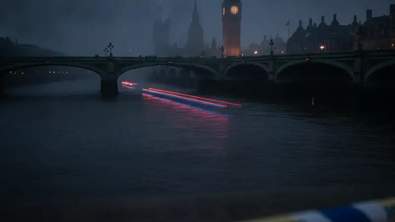 Police Boat Crashes Near Westminster Bridge, Five Officers Injured