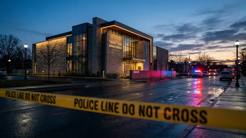 Security Officers Fatally Shoot Driver in Targeted Attack on Michigan Synagogue