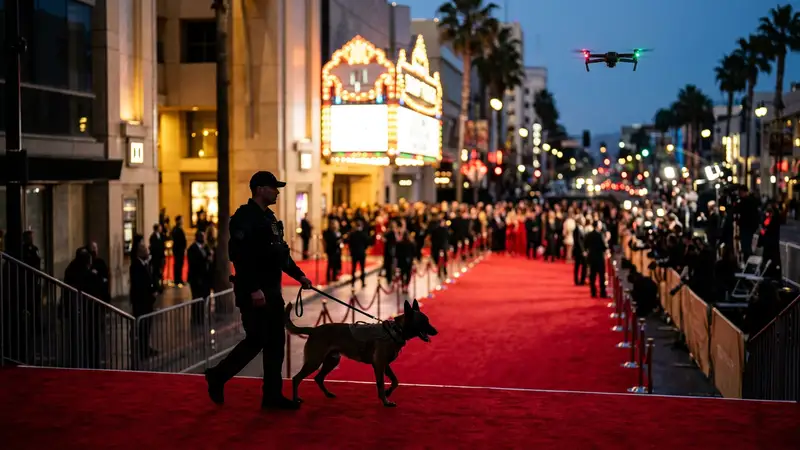 Security Tightens at Dolby Theatre for 98th Academy Awards