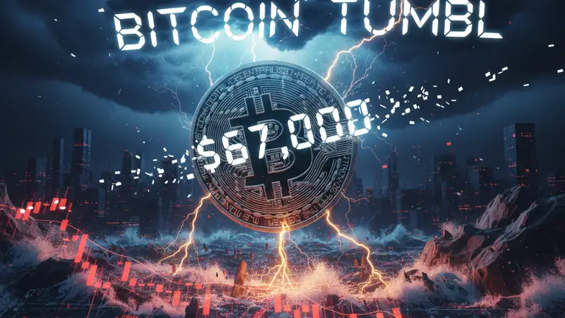 Bitcoin Tumbles to $67,000 Amid Regulatory Storm